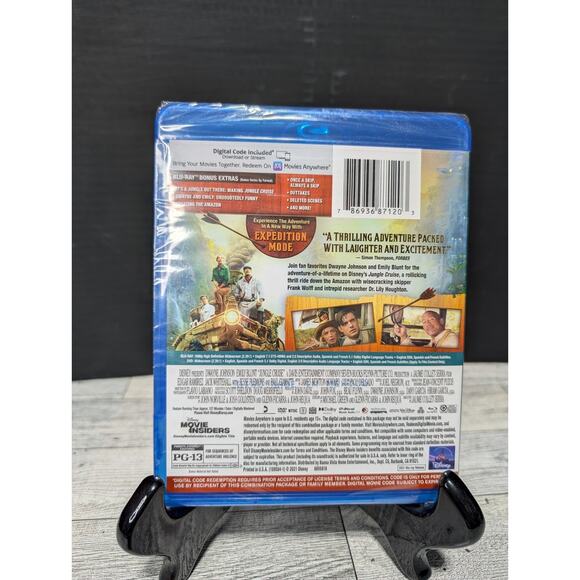 Jungle Cruise (2021) Blu-ray + DVD + Digital. Disney Studios. PG-13. BRAND NEW!! - Picture 2 of 3